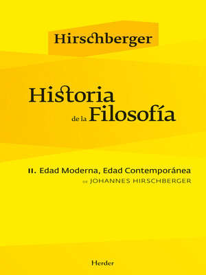 cover image of Historia de la filosofía II